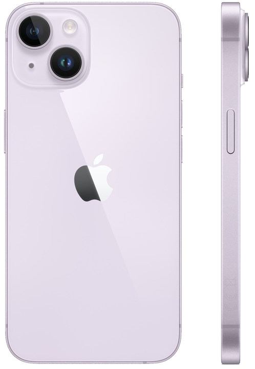 IPhone 14 128GB Morado Reacondicionado con componentes 100% originales, revisado y certificado.