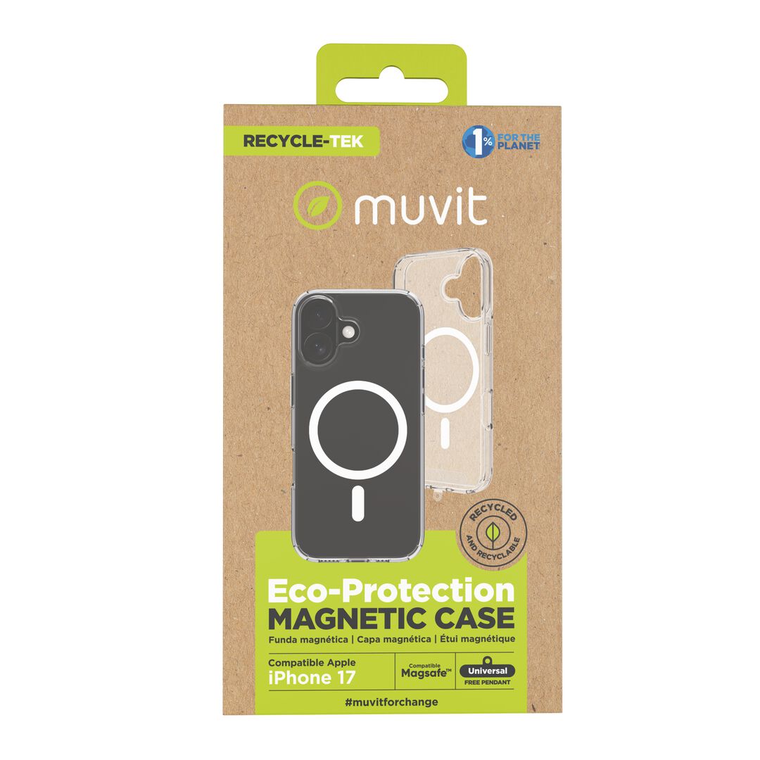 La protección del medio ambiente es, hoy en día, una preocupación en todo momento, junto a la preocupación de proteger nuestro Smartphone. Con las fundas recycletek de muvit for change, proponemos una gama de fundas reciclables, fabricadas con materiales reciclados. Una manera responsable de proteger nuestro smartphone. Porque contribuir en la lucha contra la contaminación y proteger nuestro ecosistema, debe formar parte de nuestros gestos cotidianos.