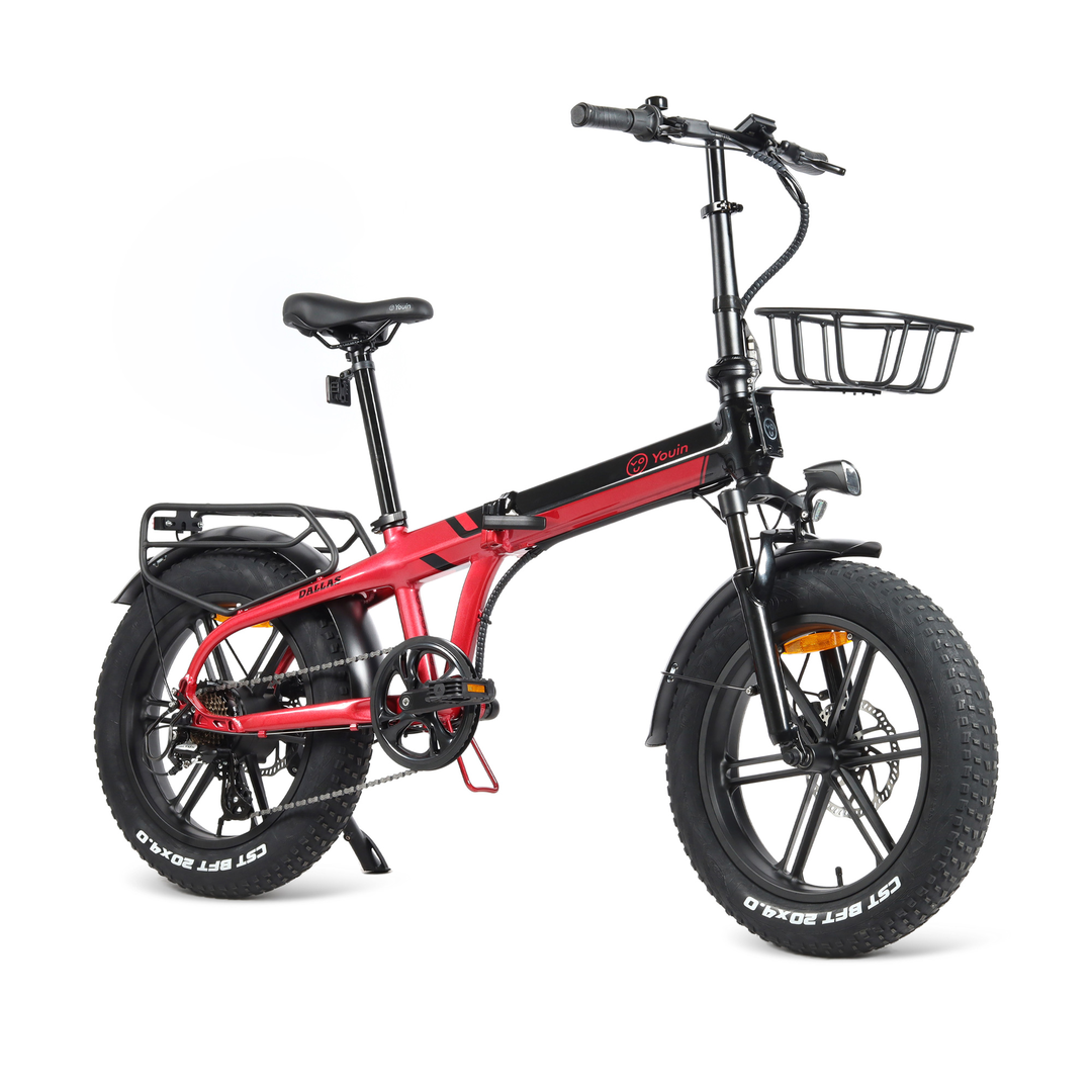 Bicicleta el&eacute;ctrica Fat Bike plegable Dallas