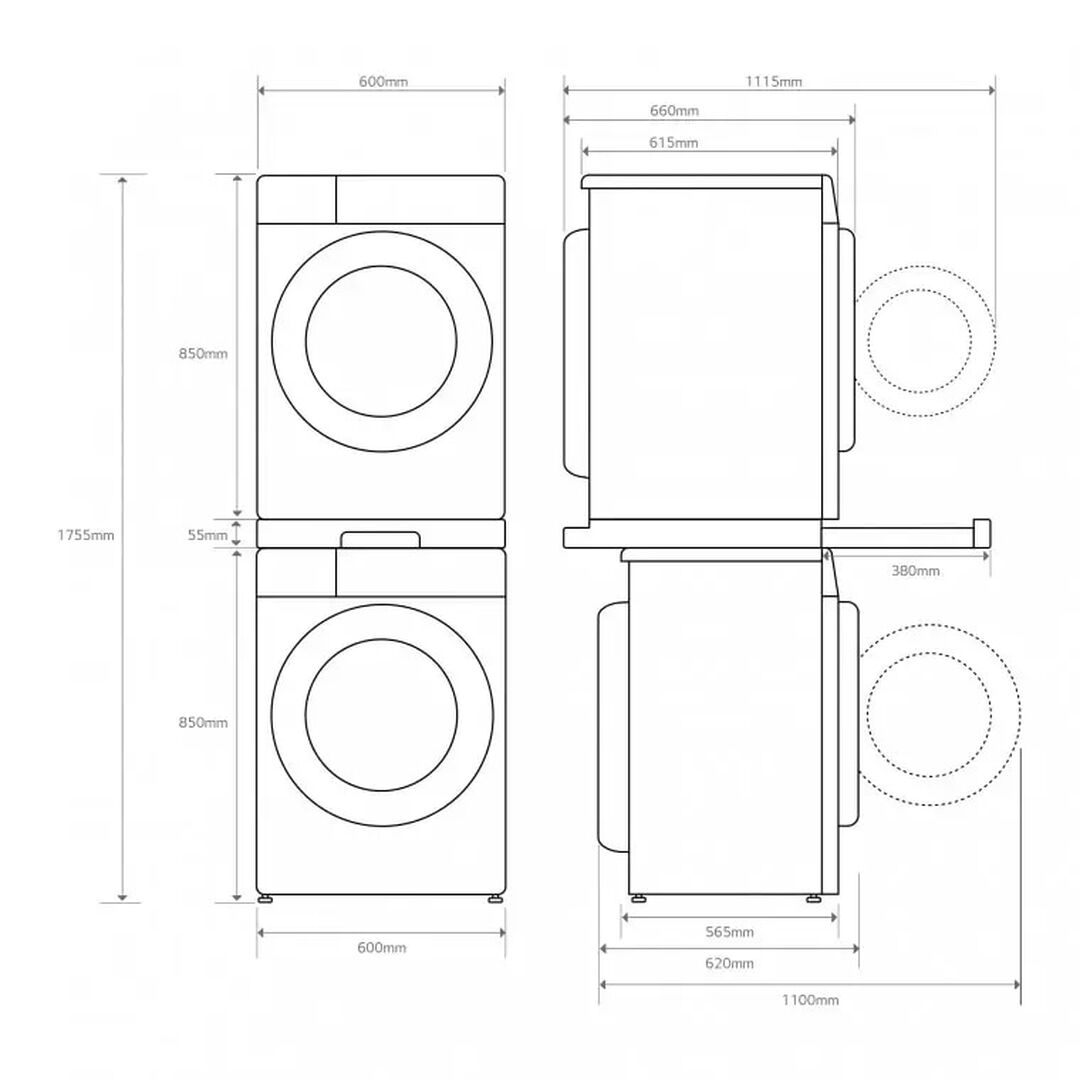Lavadora + Secadora 9 Kg Inox TORREINOX99