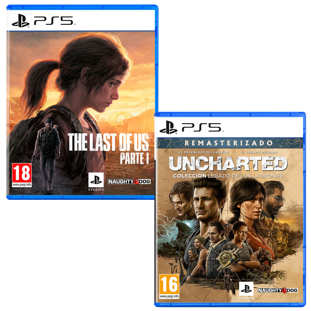Pack The Last of Us Part I+Uncharted Ladrones PS5