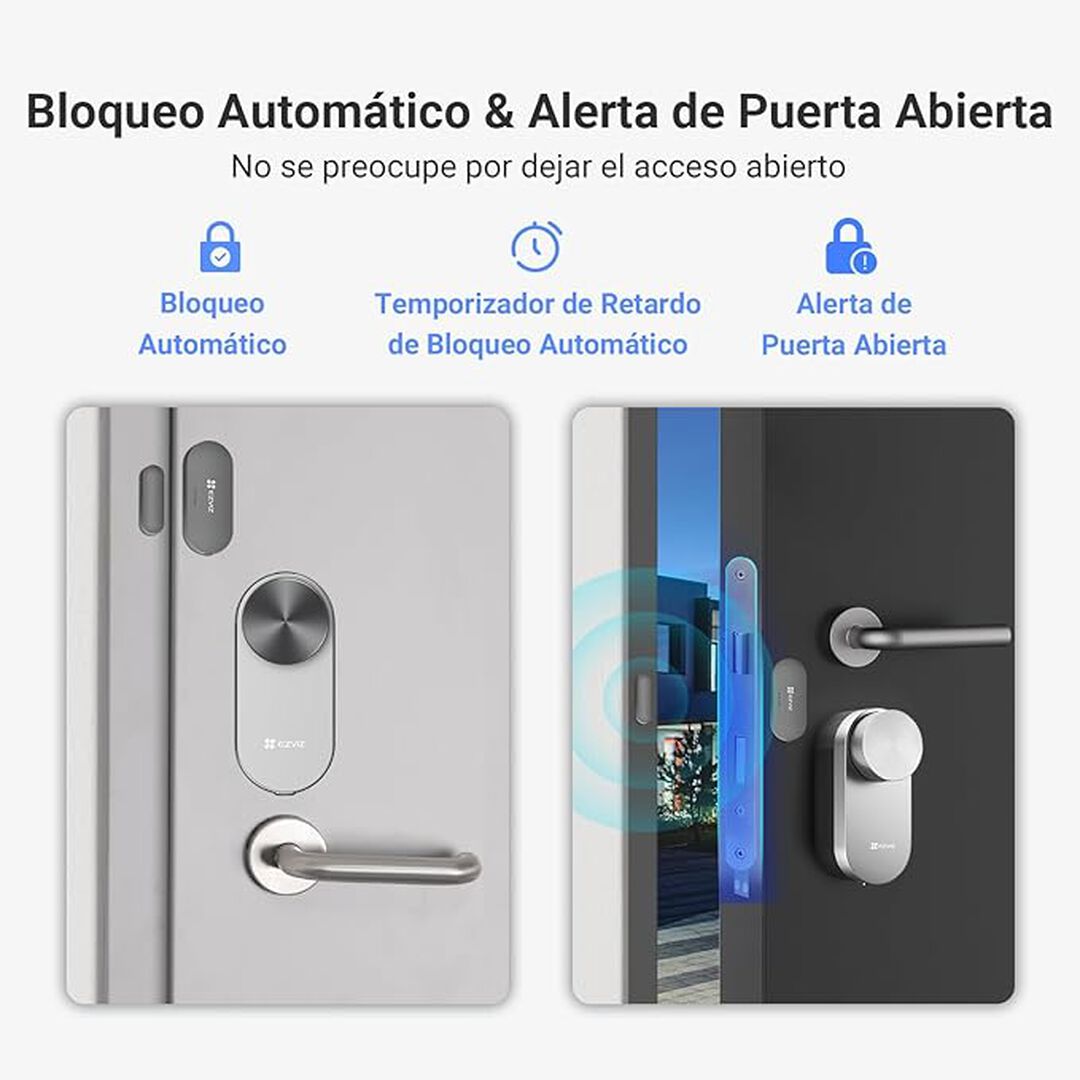 Pack de seguridad inteligente para tu hogar. Incluye la cerradura inteligente DL01 Pro, el teclado DL01CP y el hub A3-R200 para un control total y acceso remoto. ¡Protege tu hogar con la ltima tecnología!