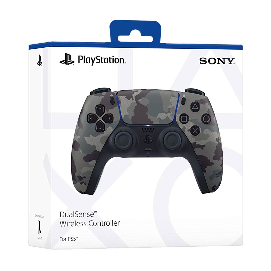 Mando inal&aacute;mbrico DualSense Grey Camo
