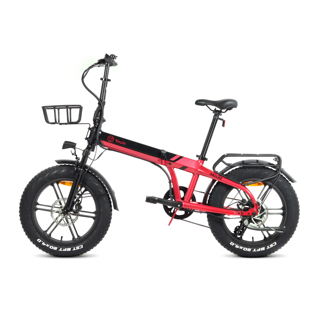 Bicicleta el&eacute;ctrica Fat Bike plegable Dallas