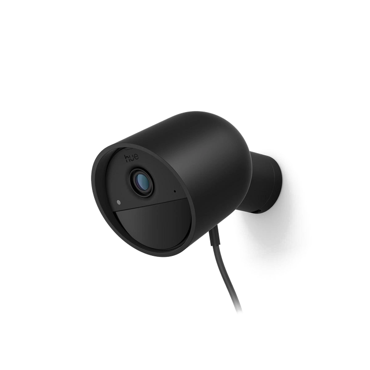 Camara Videovigilancia 2K, Negra, con cable