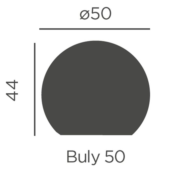 L&aacute;mpara bola Buly 50 Solar & Bater&iacute;a Luz RGBWW