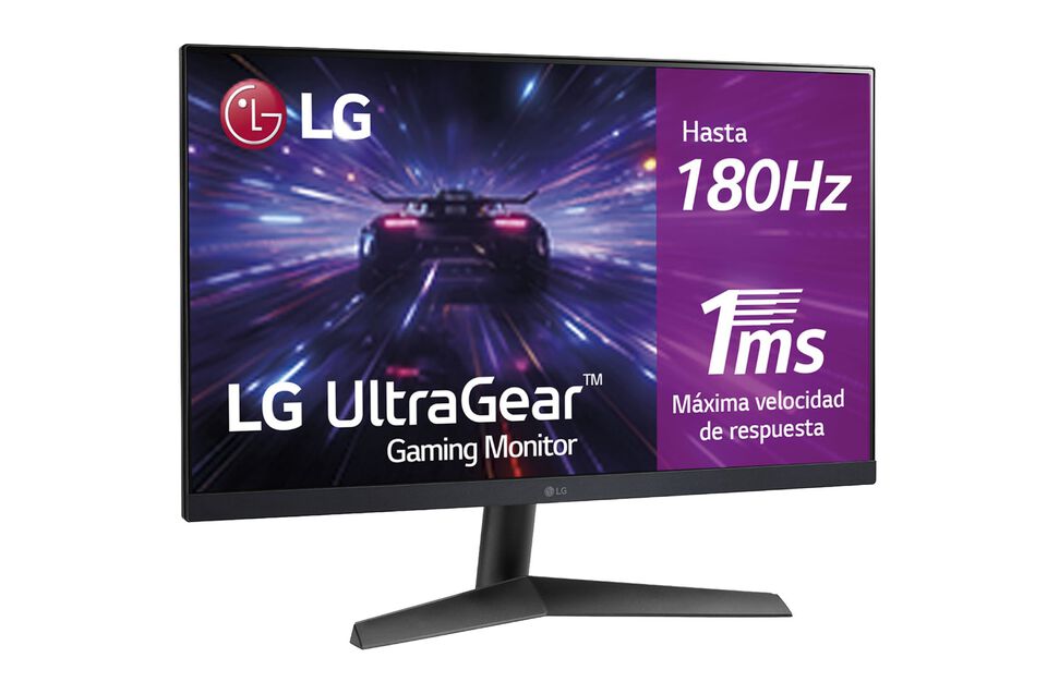 Monitor Gaming LG UltraGear™ de 24 pulgadas | Full HD de 180Hz IPS con tiempo de respuesta de 1ms (GtG), compatible con G-SYNC® FreeSync™