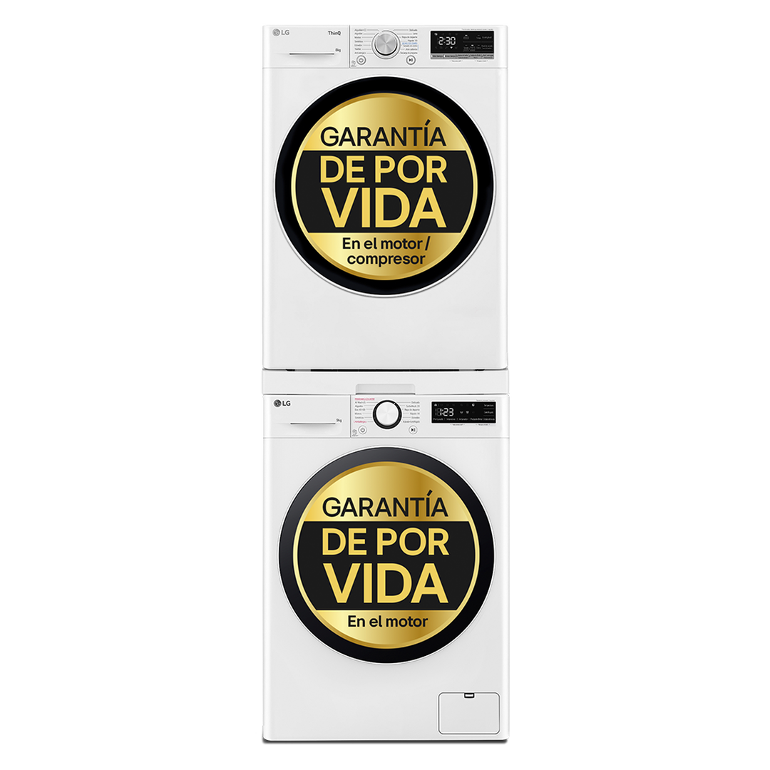 Lavadora Secadora Torre 9-8Kg