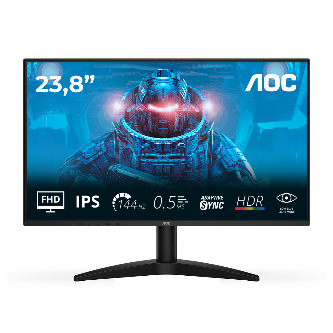 Monitor 24"  FHD, 144Hz, Ad sync, 0.5ms, HDR10