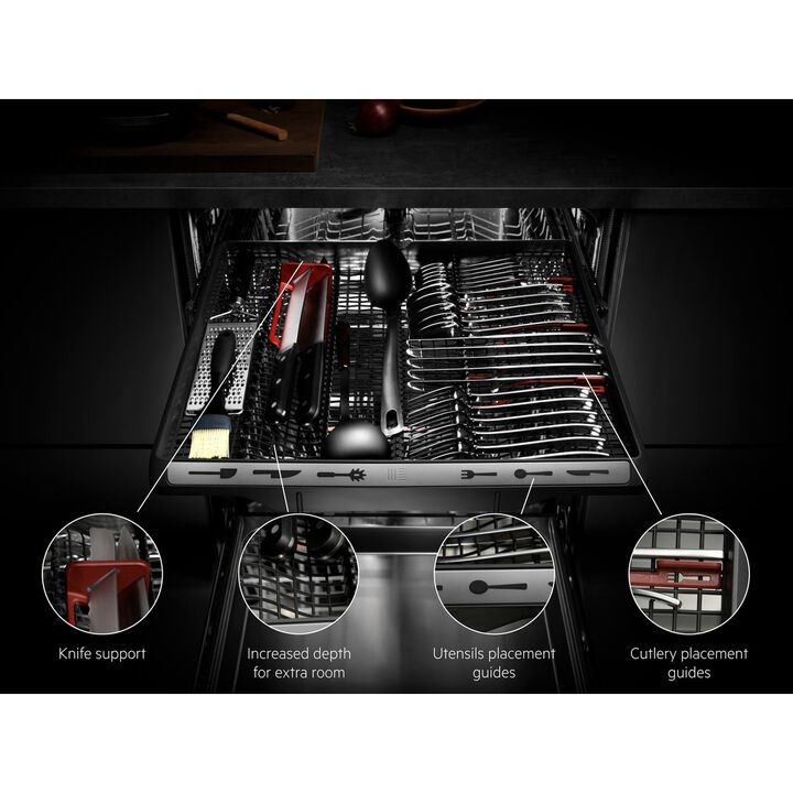 Lavavajillas de 60 cm Serie 7000 GlassCare para 14 cubiertos, secado Airdry, 3&ordf; Bandeja, 44 dB(A), Acero Inox