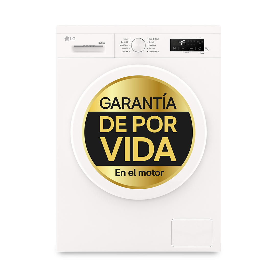 Lavadora Secadora W4X1085NWH 8 + 5 kg