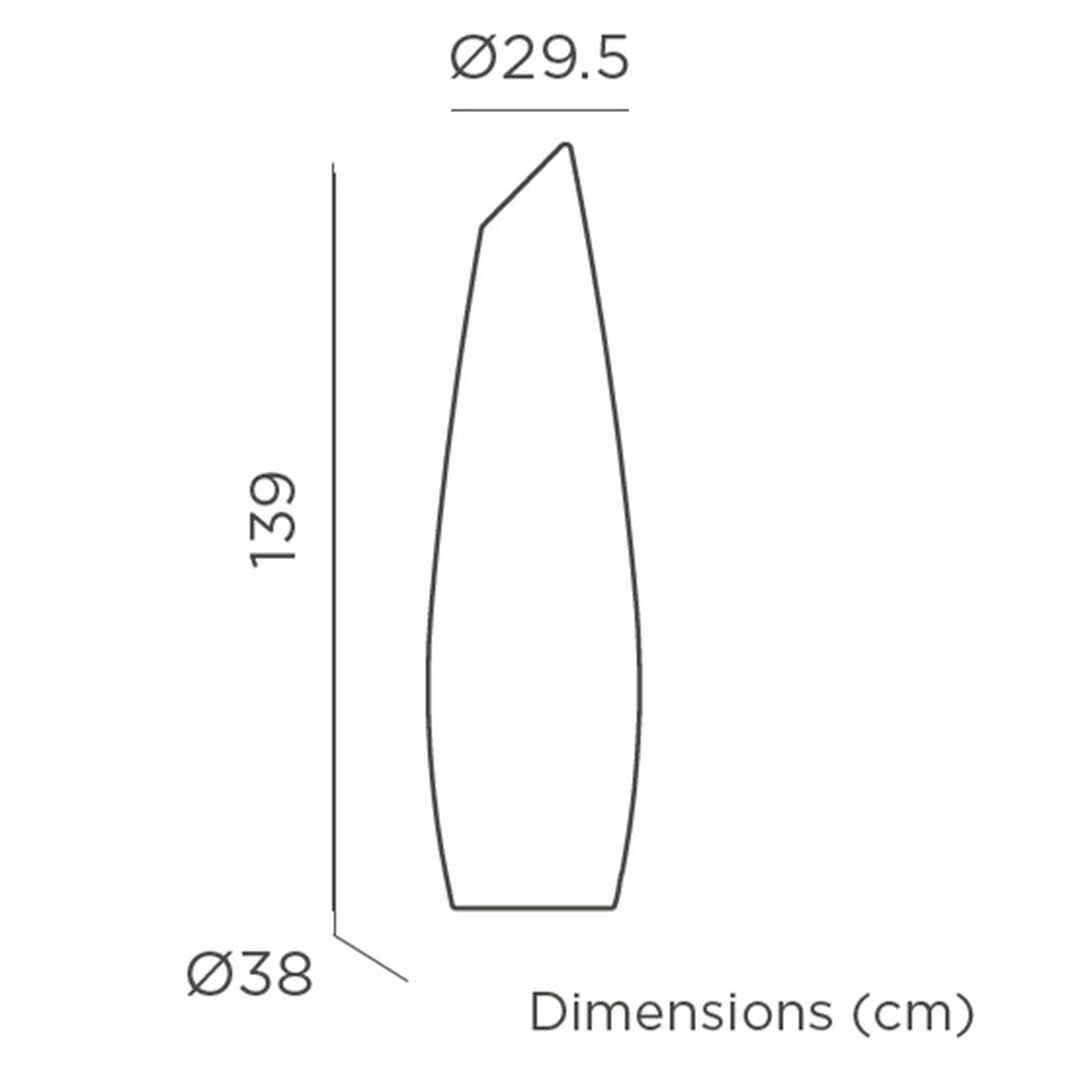 L&aacute;mpara pie Fredo 140 Bater&iacute;a Luz RGB + fr&iacute;a