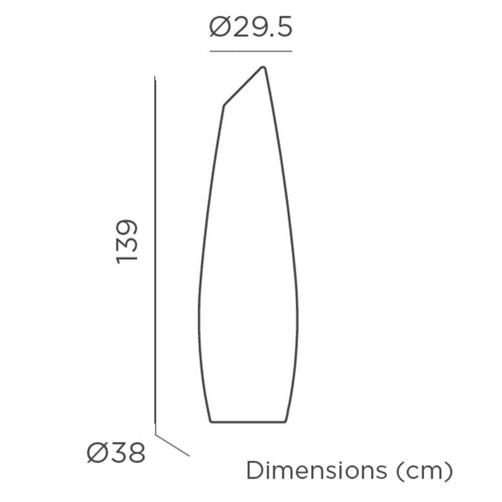 L&aacute;mpara pie Fredo 140 Bater&iacute;a Luz RGB + fr&iacute;a