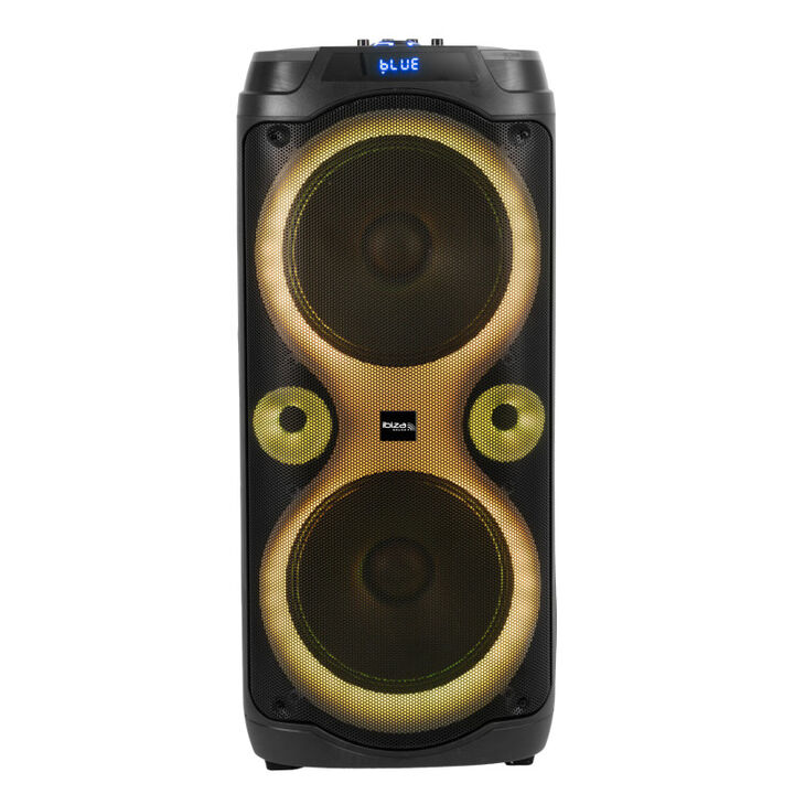 <p>El <strong>COLUMBA-KARAOKE</strong> es un potente altavoz de fiesta de <strong>1000 W de potencia m&aacute;xima</strong>, dise&ntilde;ado para disfrutar de sesiones de karaoke y m&uacute;sica con un sonido potente y una iluminaci&oacute;n espectacular. Incorpora dos micr&oacute;fonos inal&aacute;mbricos VHF, por lo que solo tendr&aacute;s que conectar tu televisor, smartphone o tablet mediante Bluetooth para comenzar a cantar tus canciones favoritas.</p>