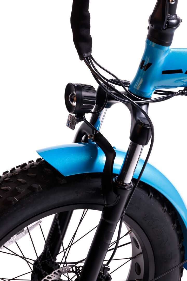 Bicicleta el&eacute;ctrica ciudad 20" Toledo Tiffany Azul