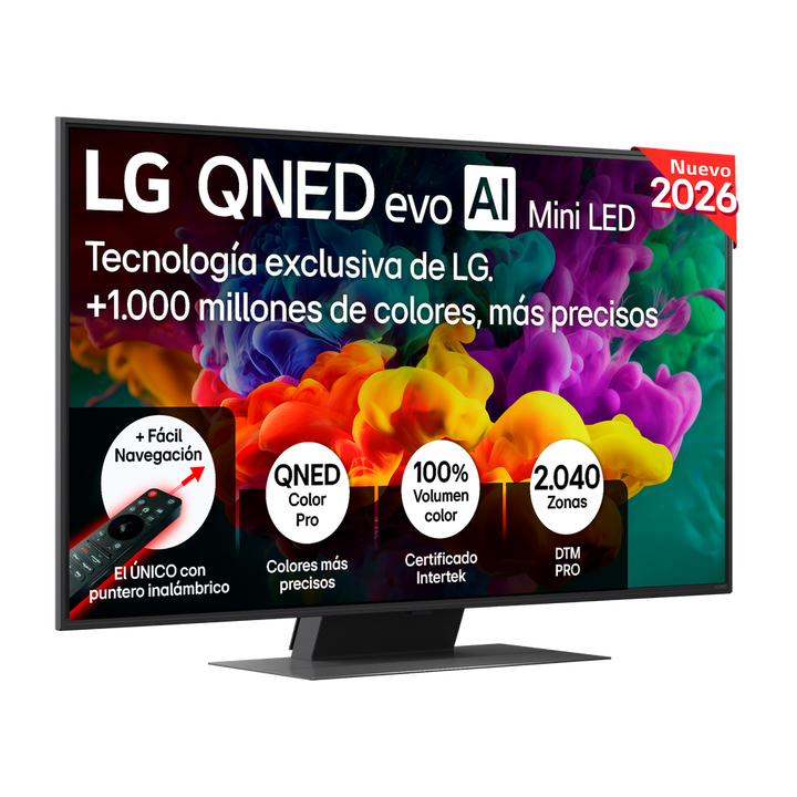 Smart TV LG QNED evo MiniLED AI QNED87 50 pulgadas 4K 2026