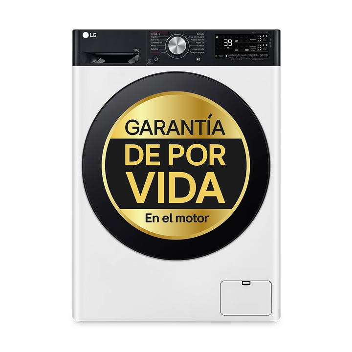 Lavadora 10kg con AI DD, TurboWash y autodosificaci&oacute;n.