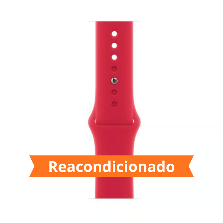 ⭐ Apple Watch Series 8 Aluminum GPS + Cellular 45 mm Rojo
El Apple Watch Series 8 GPS + Cellular de 45 mm en color rojo combina un dise&ntilde;o llamativo con funciones avanzadas de conectividad, actividad f&iacute;sica y bienestar. Gracias a la conectividad m&oacute;vil integrada, podr&aacute;s realizar llamadas, enviar mensajes y acceder a tus aplicaciones favoritas incluso cuando no lleves el iPhone contigo.

⌚ Modelo: Apple Watch Series 8.
📶 Conectividad GPS + Cellular para mantenerte conectado est&eacute;s donde est&eacute;s.
📏 Tama&ntilde;o de caja: 45 mm.
💾 Memoria interna: 4 GB.
🎨 Caja de aluminio en color rojo.
🖥️ Pantalla Retina Always-On de gran tama&ntilde;o, brillante y f&aacute;cil de visualizar.
📡 Sensores avanzados para el seguimiento de actividad f&iacute;sica y bienestar.
🏃 Monitorizaci&oacute;n de entrenamientos, actividad diaria y objetivos deportivos.
❤️ Funciones avanzadas de salud y seguimiento f&iacute;sico para el d&iacute;a a d&iacute;a.
🎙️ Compatible con asistentes de voz para una gesti&oacute;n r&aacute;pida y c&oacute;moda.
🔋 Bater&iacute;a optimizada para ofrecer autonom&iacute;a durante toda la jornada.
📲 Integraci&oacute;n completa con el ecosistema Apple para gestionar llamadas, mensajes, notificaciones y aplicaciones.
🌦️ Dise&ntilde;o resistente pensado para acompa&ntilde;arte tanto en el trabajo como en tus actividades deportivas.
🔒 Funciones de seguridad avanzadas para una mayor tranquilidad.
🔊 Control de m&uacute;sica, llamadas y aplicaciones directamente desde la mu&ntilde;eca.
✅ Mantente conectado, activo y organizado gracias a la combinaci&oacute;n de conectividad m&oacute;vil, herramientas inteligentes y funciones de seguimiento deportivo y bienestar.

⭐ El Apple Watch Series 8 GPS + Cellular 45 mm Rojo destaca por su dise&ntilde;o moderno, su independencia del smartphone gracias a la conectividad celular y su completo conjunto de funciones para el d&iacute;a a d&iacute;a, el deporte y la productividad.

🛡️ Compra con total tranquilidad
🔖 Producto reacondicionado Grado Premium (A+).
💳 Financiaci&oacute;n a 24 meses.
📄 3 a&ntilde;os de garant&iacute;a.
🛡️ Garant&iacute;a Orange.
✅ 14 d&iacute;as de derecho de desistimiento.