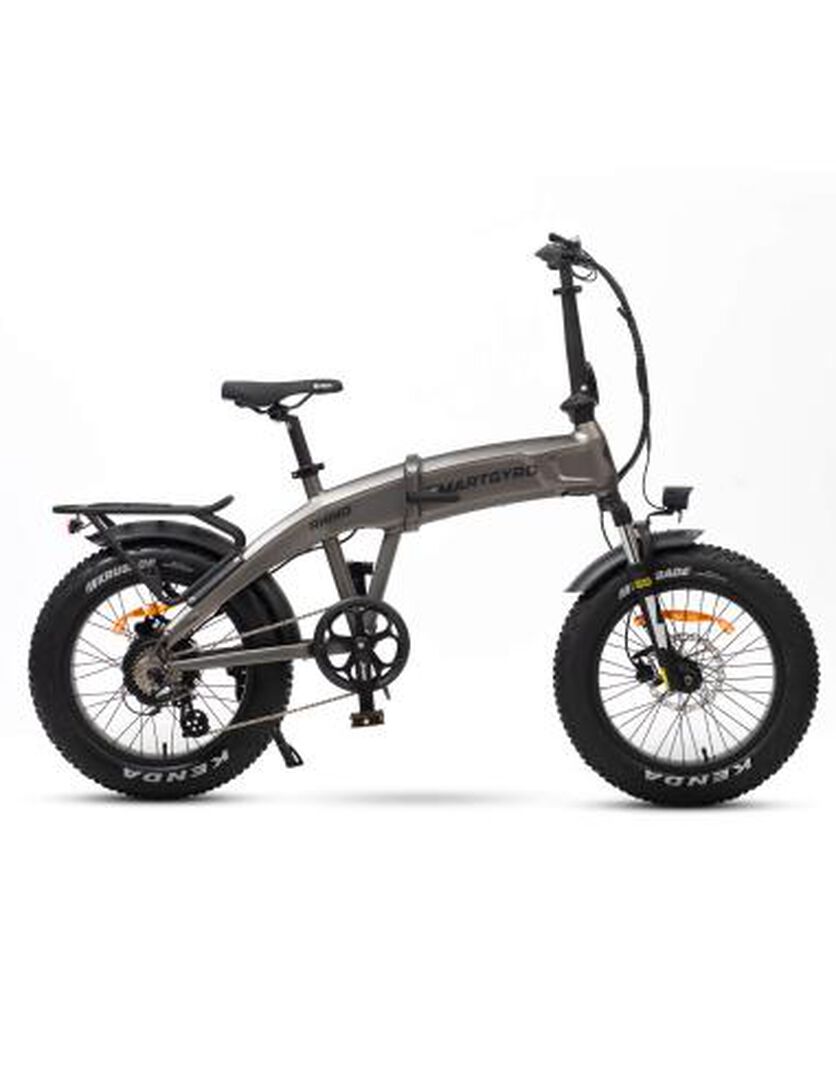 Bicicleta eléctrica de montaña con asistente al pedaleo, motor de 250W 48V, batería de 15Ah, 7 velocidades, plegable, frenada hidráulica, Horquilla Exsho y cuadro de aluminio smartGyro Ebike FAT.