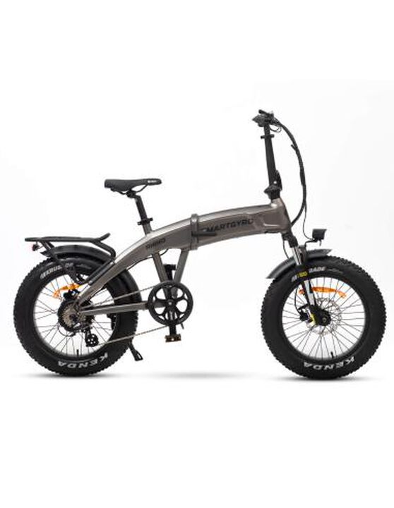 Bicicleta eléctrica de montaña con asistente al pedaleo, motor de 250W 48V, batería de 15Ah, 7 velocidades, plegable, frenada hidráulica, Horquilla Exsho y cuadro de aluminio smartGyro Ebike FAT.