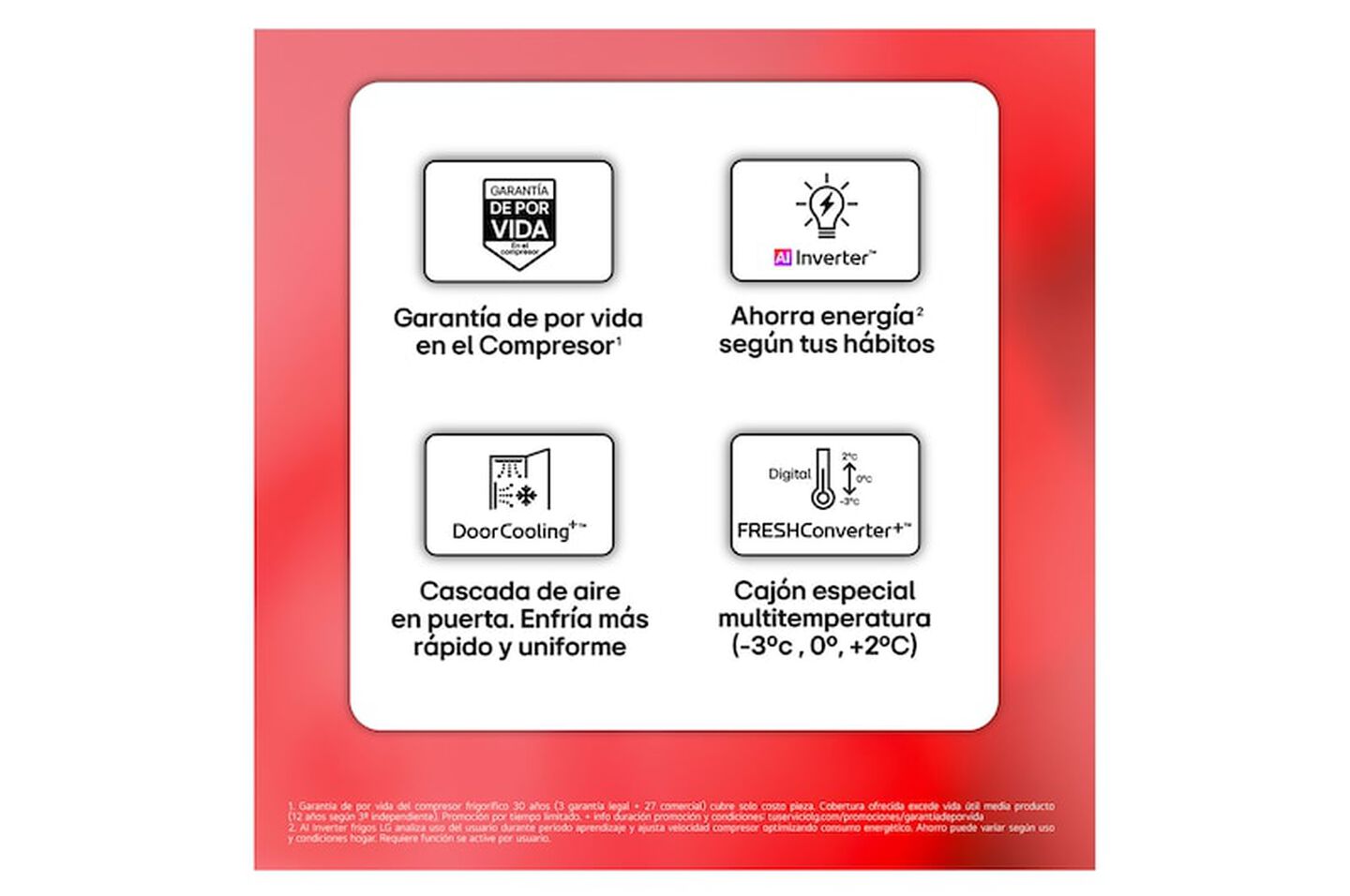 Frigor&iacute;fico Combi LG GBBS312CPY, 234L, No Frost, DoorCooling+, Inox antihuellas, Clase E