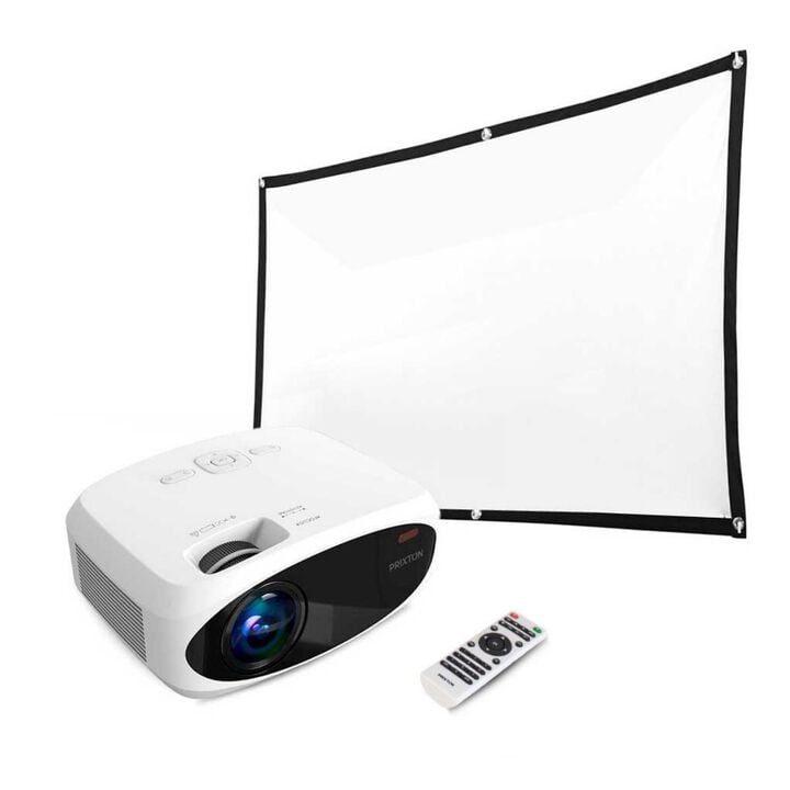 Disfruta de tus pel&iacute;culas y series favoritas con el proyector Picasso con WiFi. La mejor opci&oacute;n para las noches de cine en casa. M&oacute;ntate tu propio cine en casa con su pantalla de 100 pulgadas. Posee lo &uacute;ltimo en tecnolog&iacute;a de pantalla LCD, m&aacute;s brillante y con resoluci&oacute;n Full HD. Adem&aacute;s, est&aacute; equipado con 2 puertos HDMI para conectar videoconsolas, m&oacute;viles, dispositivos streaming&hellip;