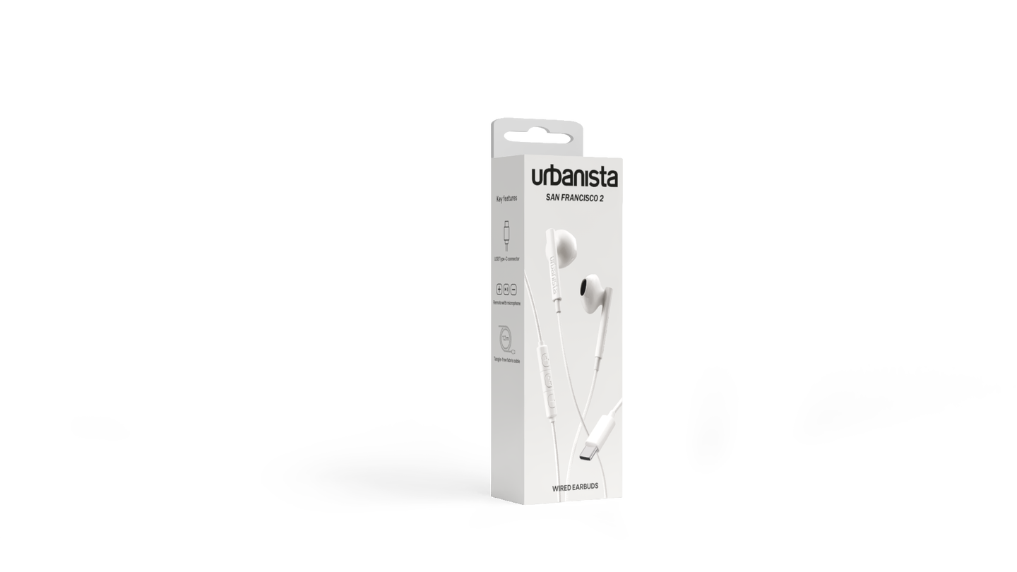 Auriculares San Francisco 2 Cloud White
