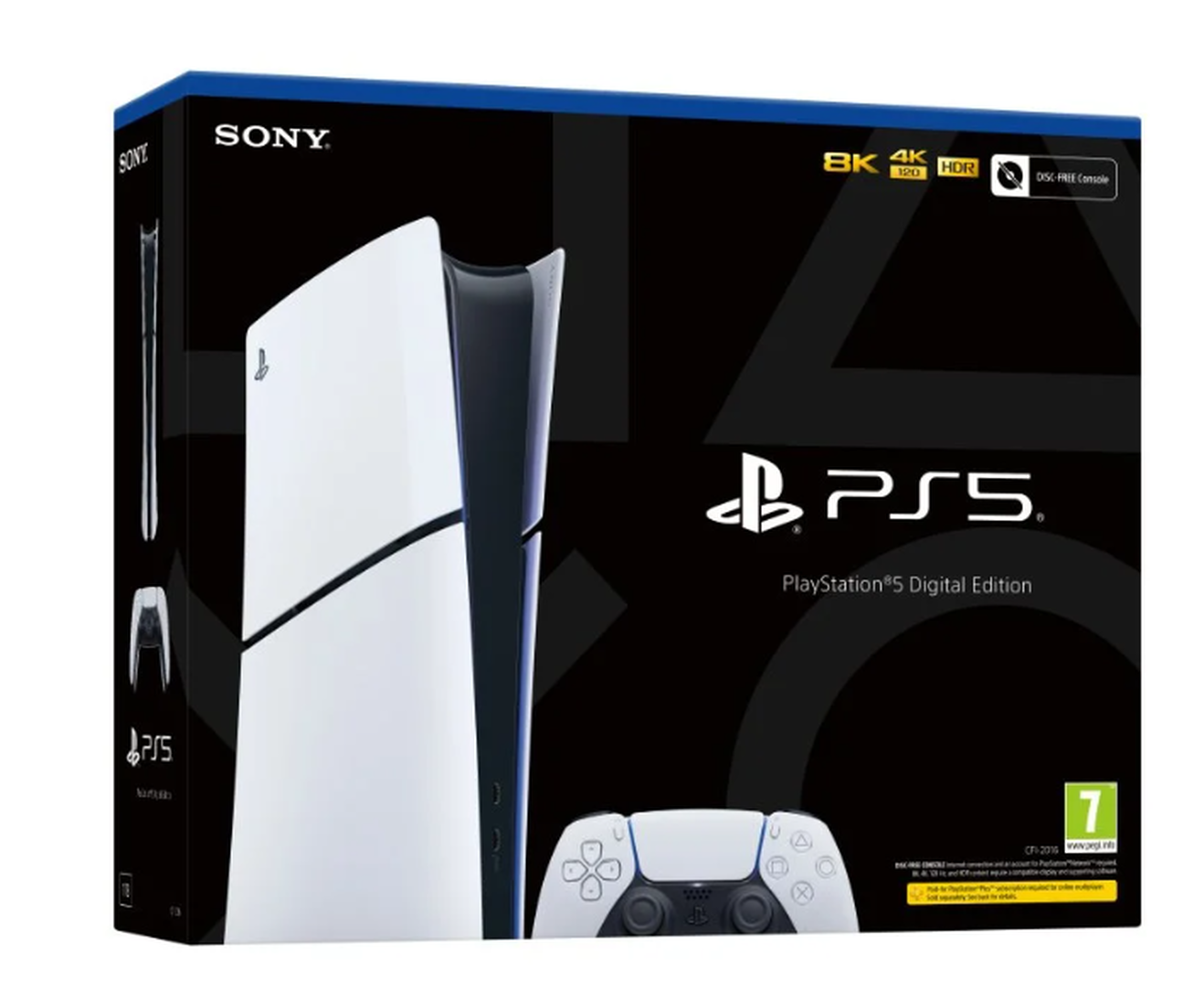 PS5 5 Slim Digital Chasis E + DualSense Blanco