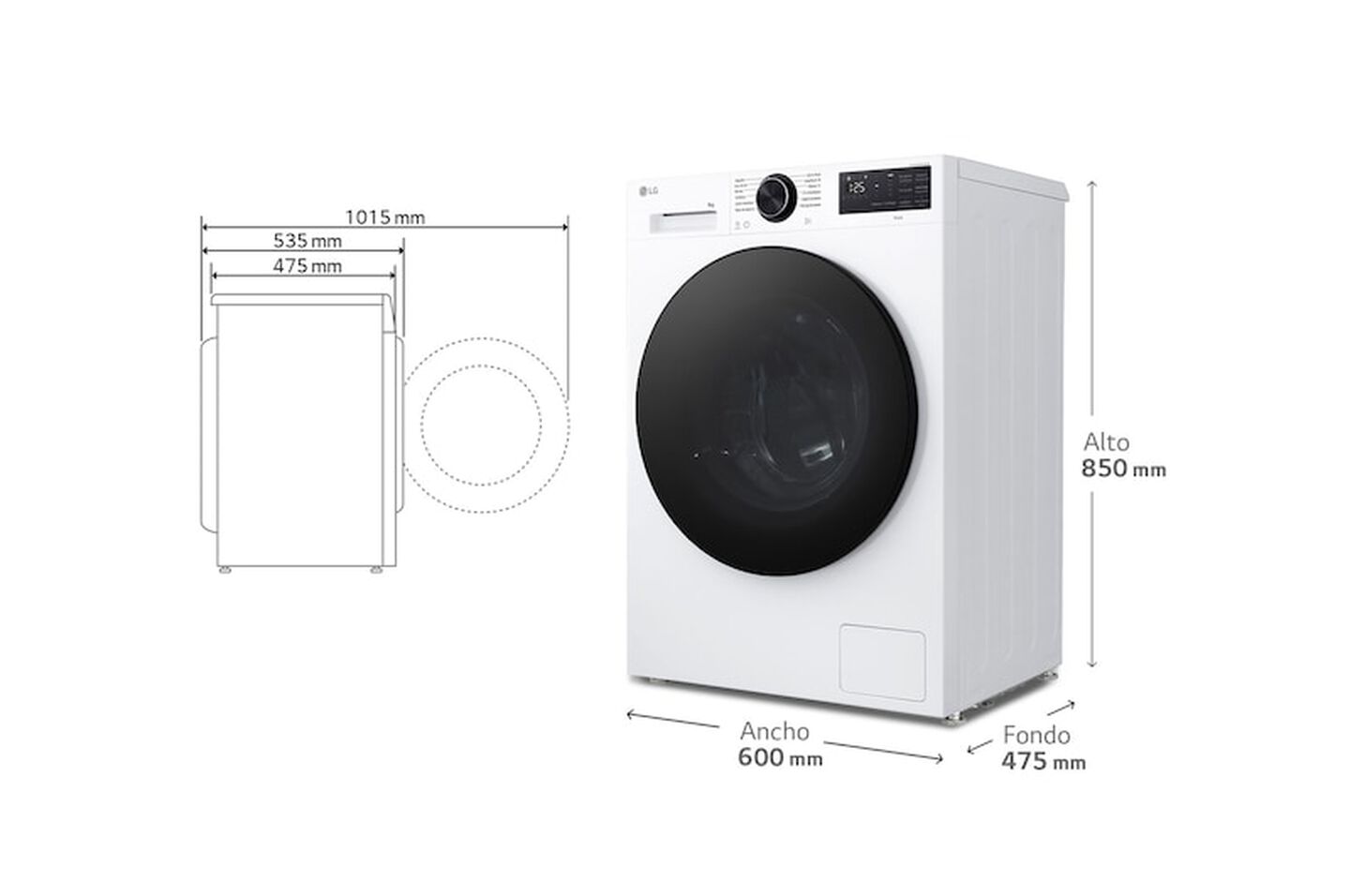 Lavadora 9Kg  1200rpm AI Direct Drive  F2X50S9TLB