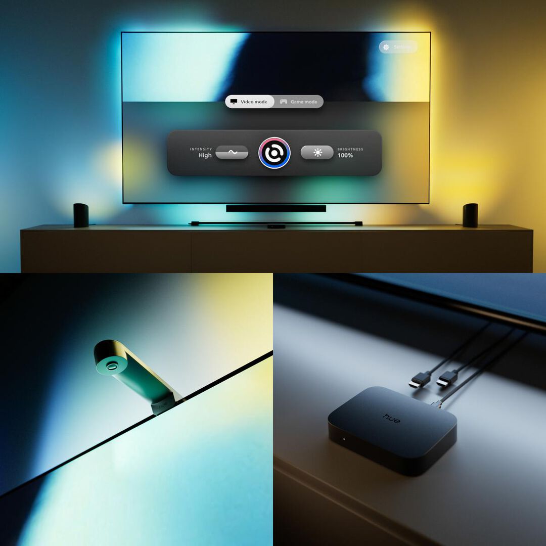 Tira Led Gradient Pro TV hasta 100'' RGBWWIC