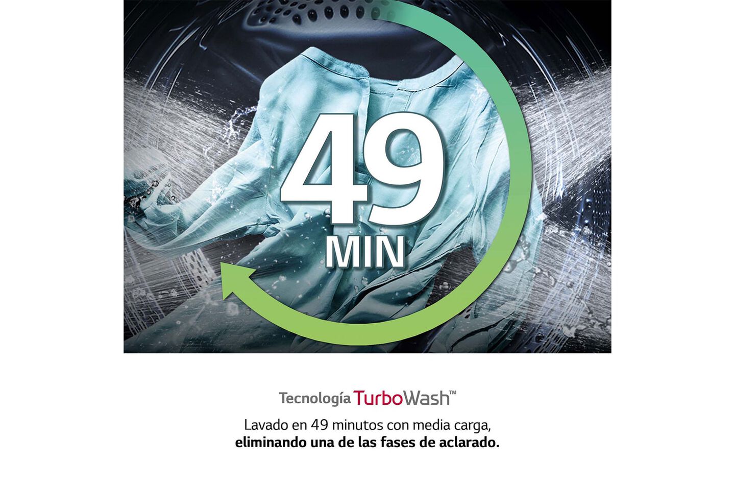 Lavadora LG 17 kg con Inverter Direct Drive, Steam y fondo 77 cm