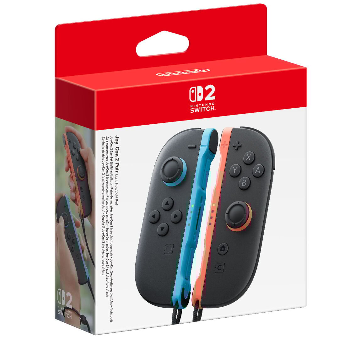 Joy-Con 2 Pareja - Azul/Rojo Claro Switch 2