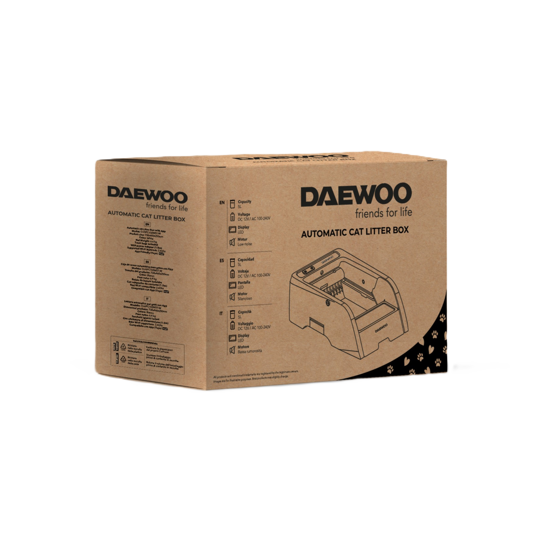 CAJA HIGIÉNICA RECTANGULAR INTELIGENTE AUTOLIMPIABLE 5L