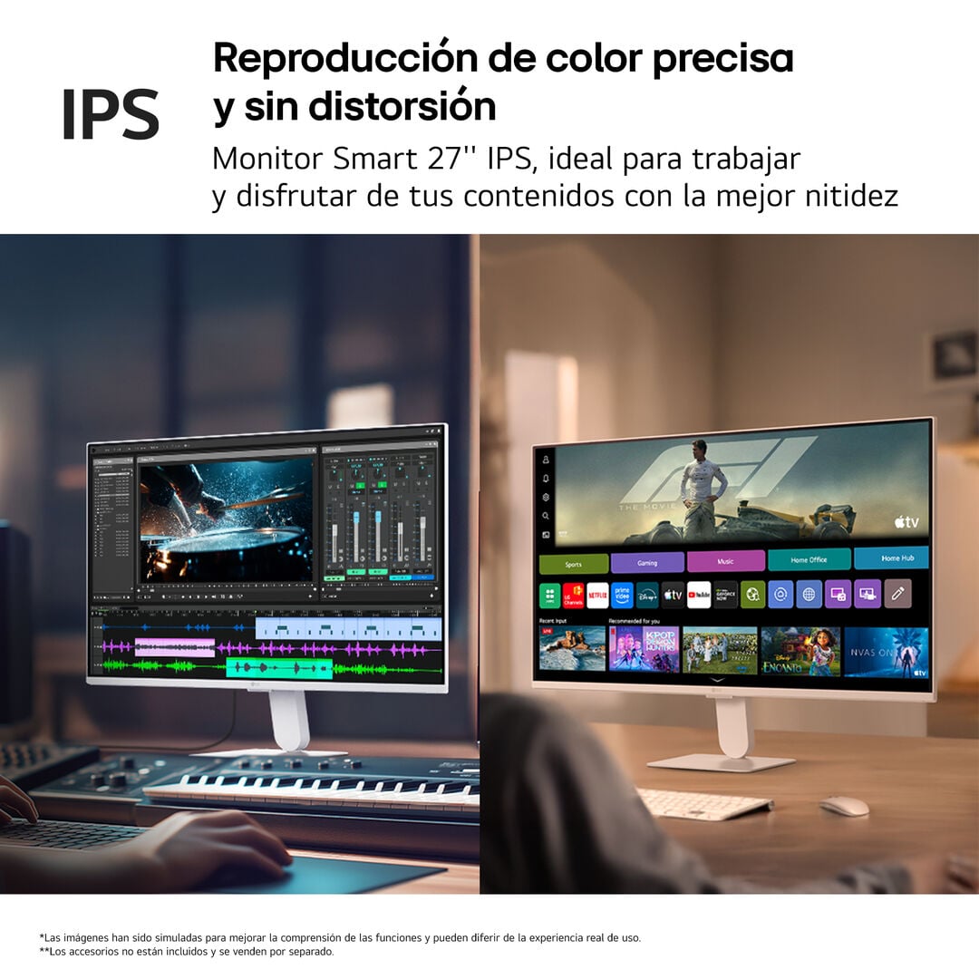 Smart Monitor 27 pulgadas IPS FHD 120Hz 27U511SB-W