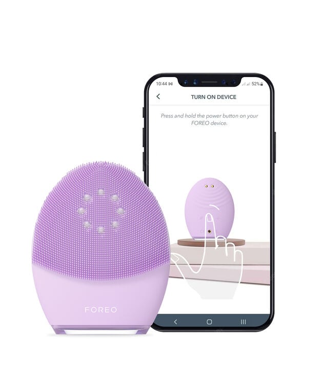 LUNA 4 plus: el mejor cepillo de silicona exfoliante y escultor facial con terapia de luz LED roja y de luz infrarroja cercana. Conexi&oacute;n con app, muy personalizable y con 16 intensidades T-Sonic.