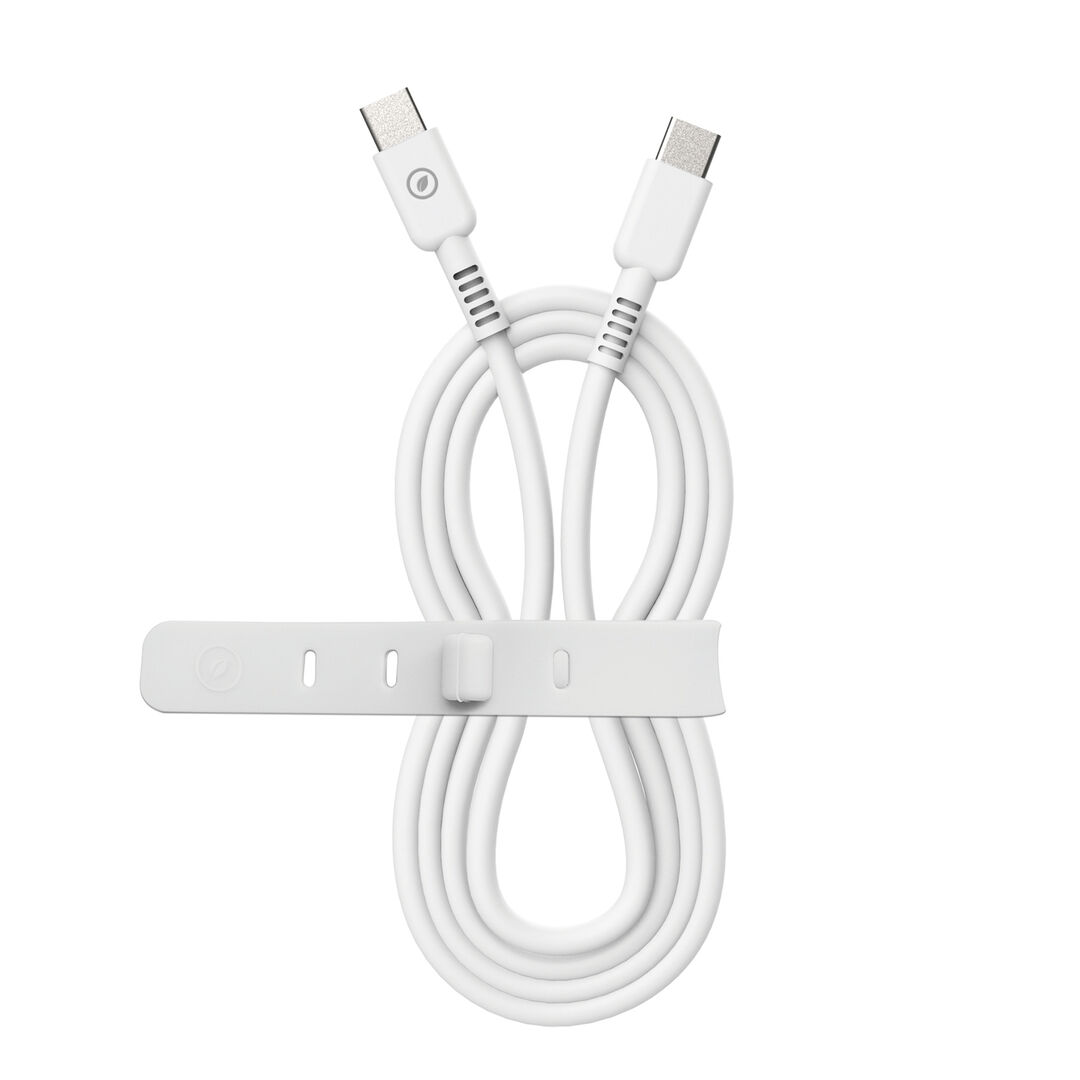 Cable Tipo C a Tipo C 60W 1.2m blanco