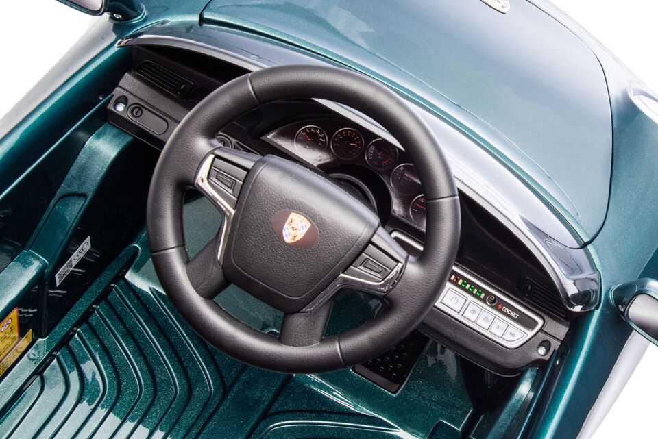 Porsche coche el&eacute;ctrico infantil verde