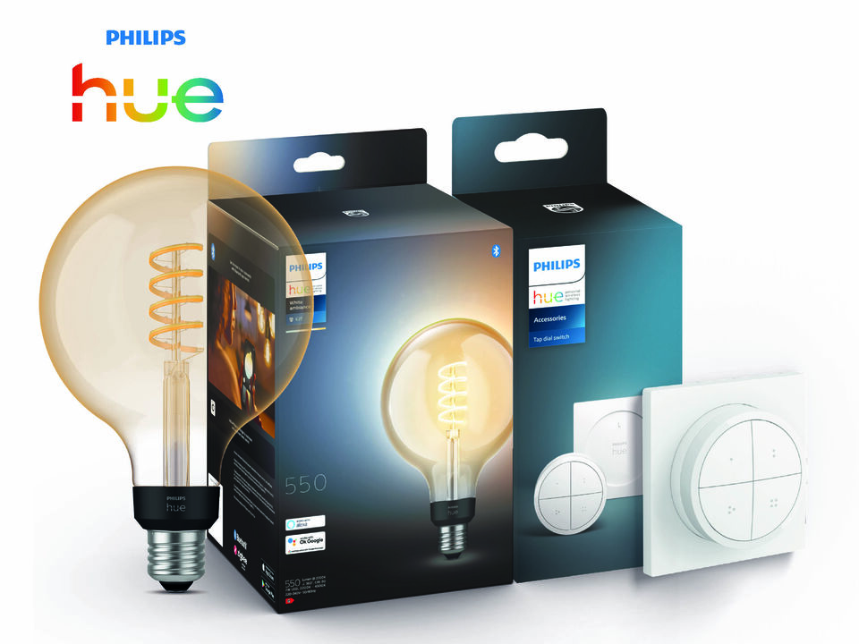 Bombilla Inteligente Filam. blanco E 27 G125+Tap