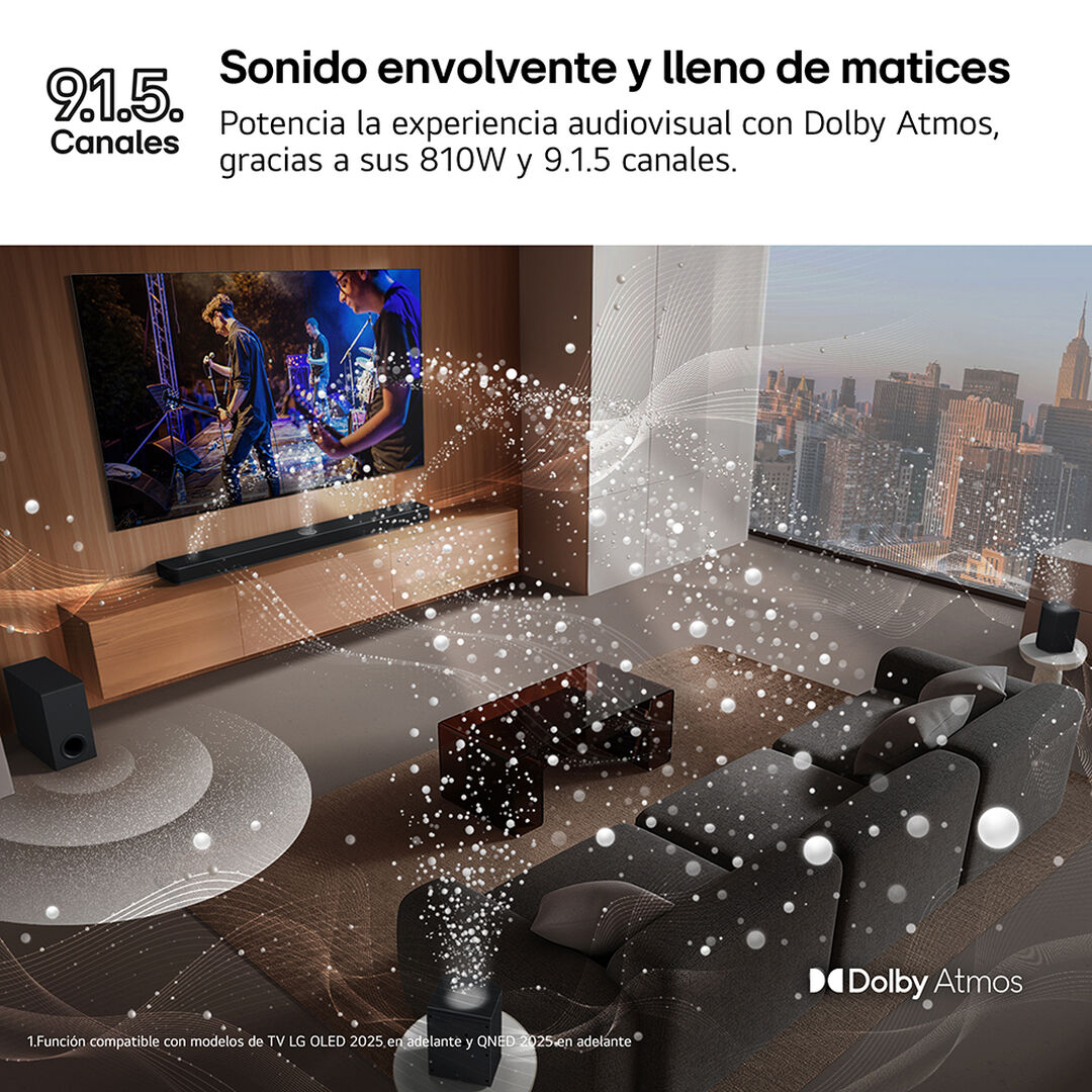 Barra Sonido 810W 9.1.5ch S95AR