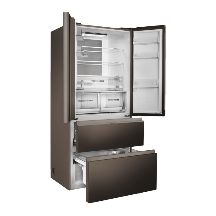ORGANIZACI&Oacute;N, FRESCURA Y TECNOLOG&Iacute;A AVANZADA PARA TU COCINA.

Este frigor&iacute;fico multidoor de libre instalaci&oacute;n combina capacidad, distribuci&oacute;n inteligente y tecnolog&iacute;a No Frost para mantener tus alimentos en &oacute;ptimas condiciones por m&aacute;s tiempo. Con sus m&uacute;ltiples compartimentos y funcionalidades avanzadas, ofrece comodidad y control total sobre el almacenamiento diario.
