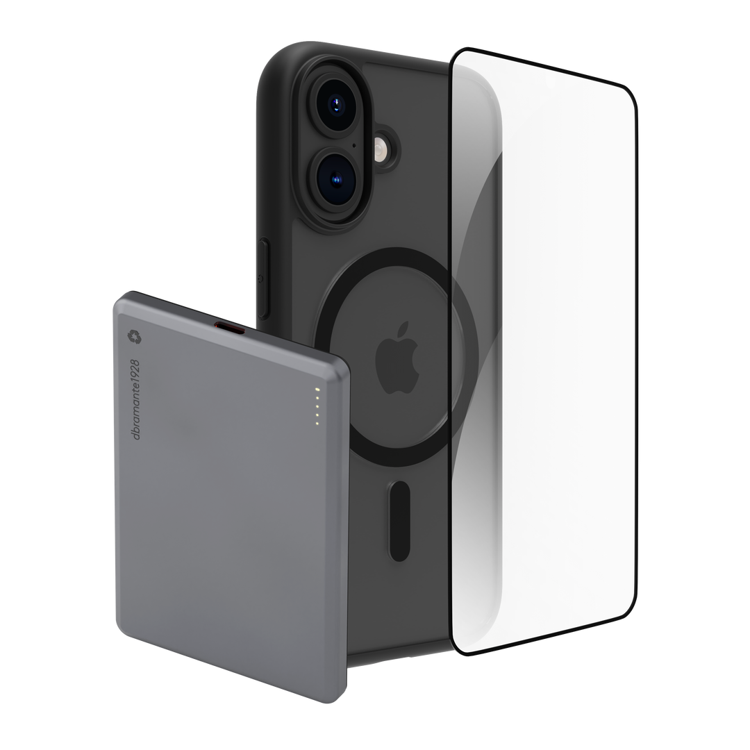 Funda iPhone 16 MS + PROTECTOR+ PowerBank Wireles