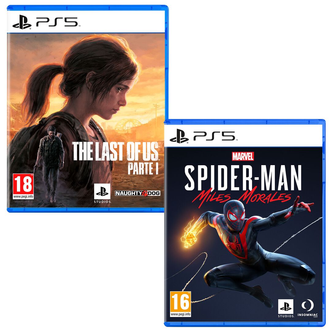 Pack The Last of Us Part I+Spider-Man Morales PS5