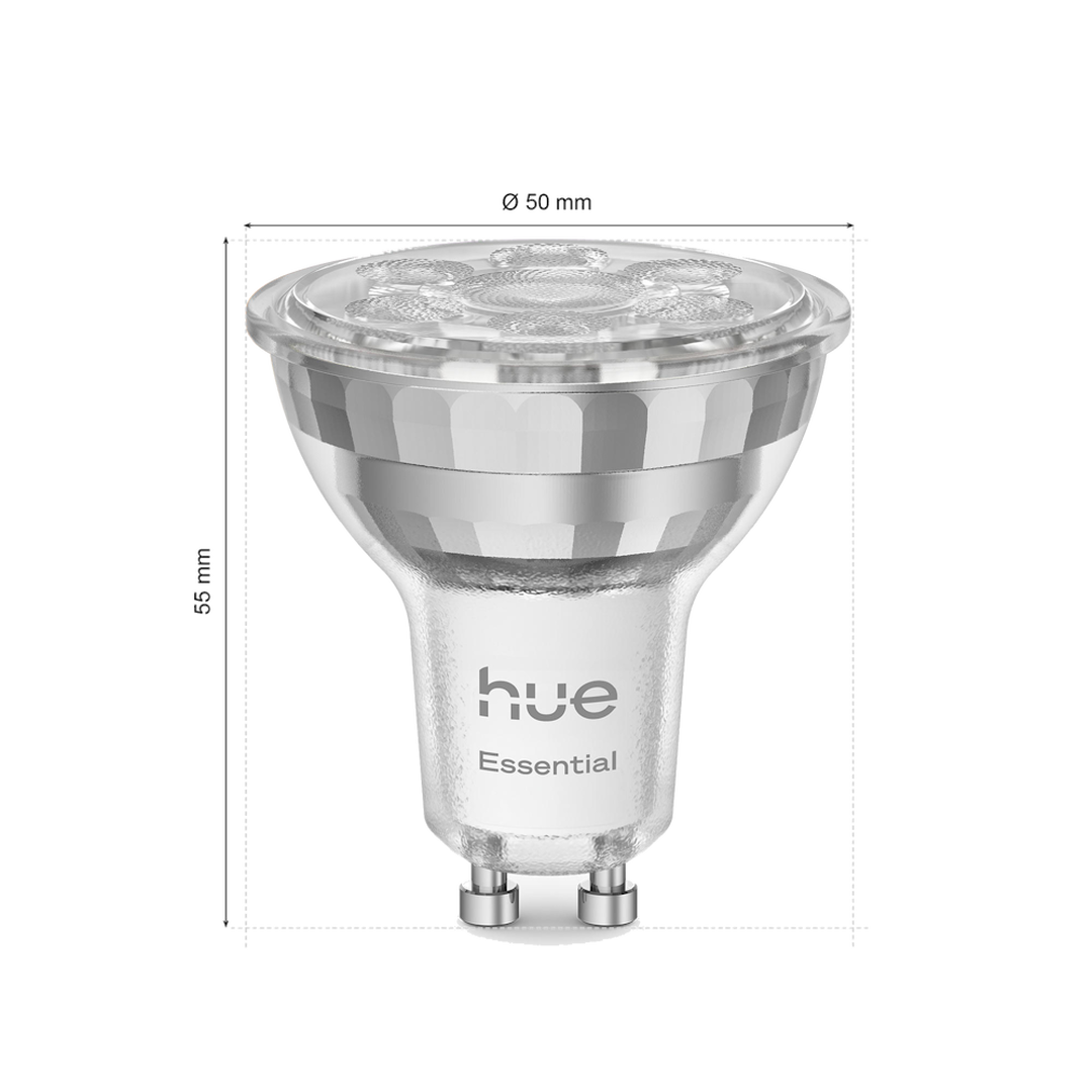 Kit 3 bombillas GU10 Essential+Bridge+Interruptor
