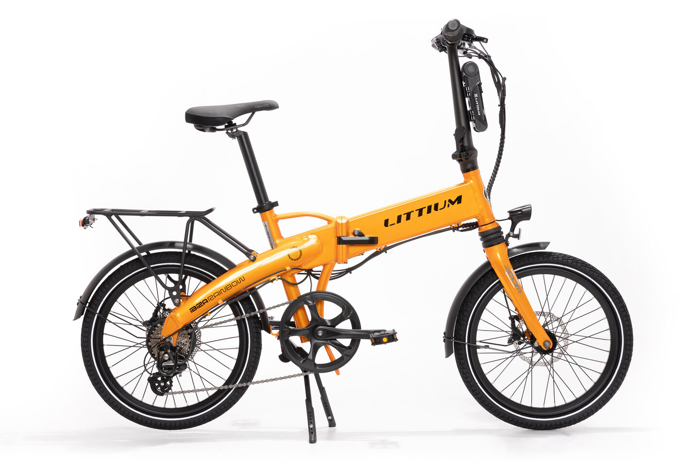 Bicicleta El&eacute;ctrica Plegable Orange Bater&iacute;a 10,4Ah