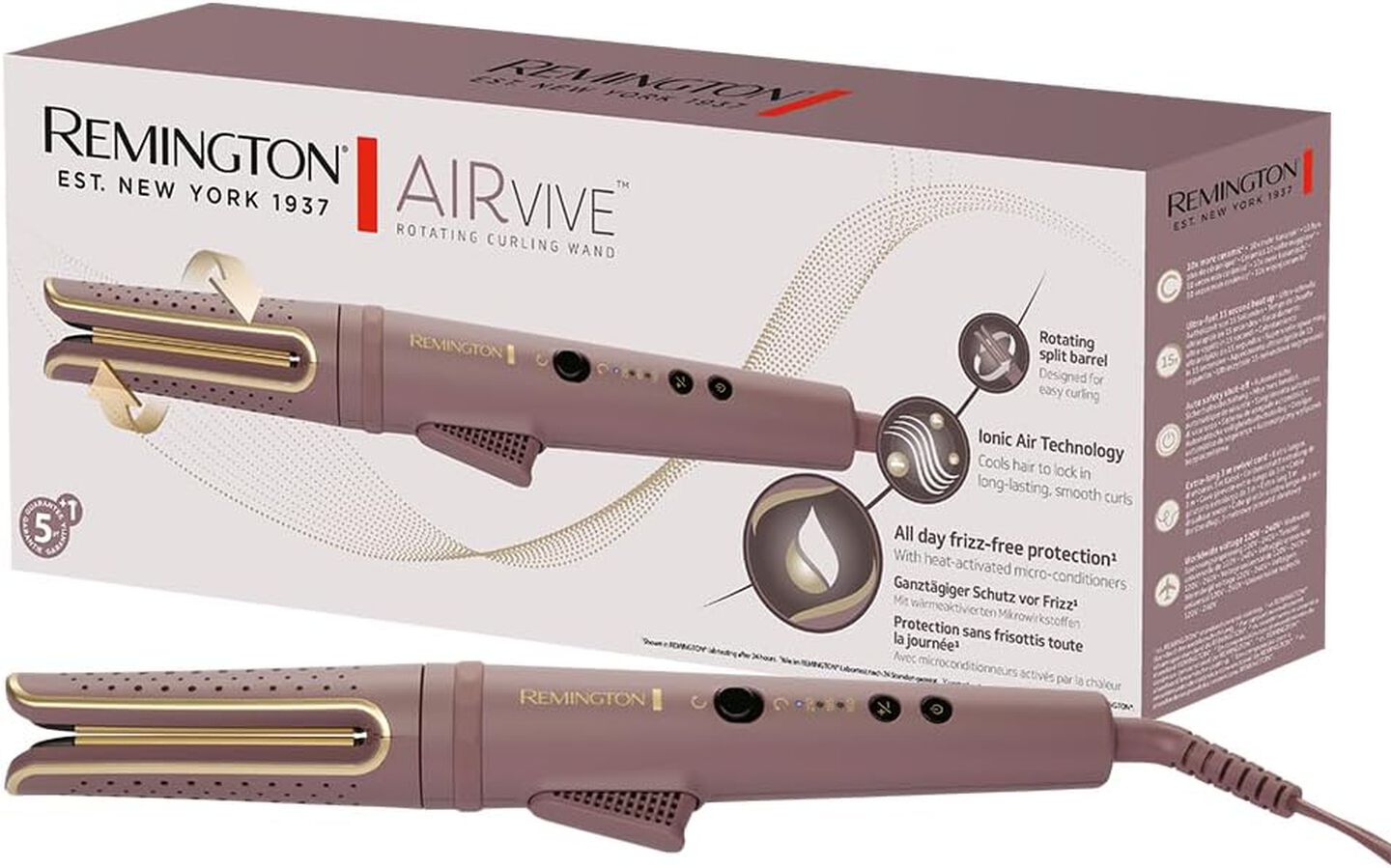 Pack Airvive plancha de pelo y moldeador