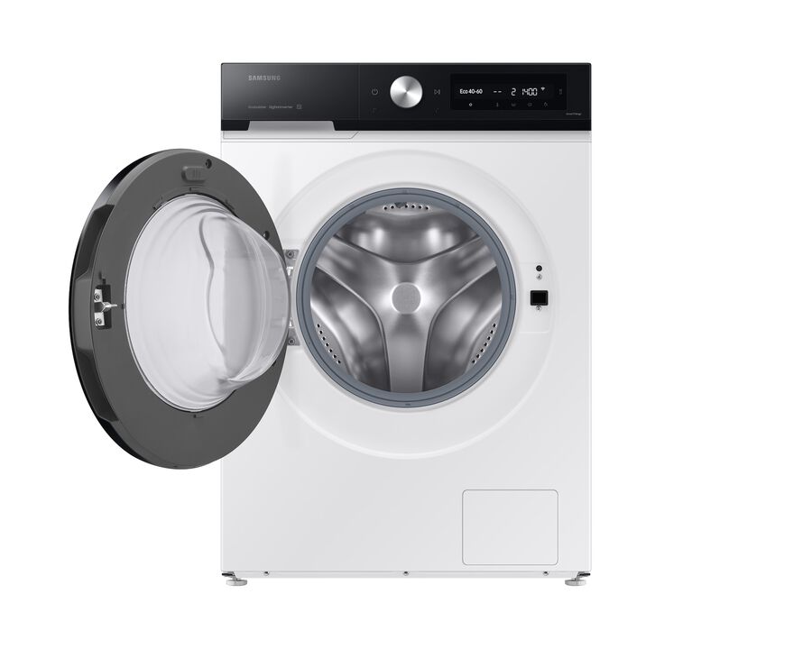 Lavadora Bespoke AI de 11 kg/ 1400 rpm, lavado eficiente, inteligente y silencioso.