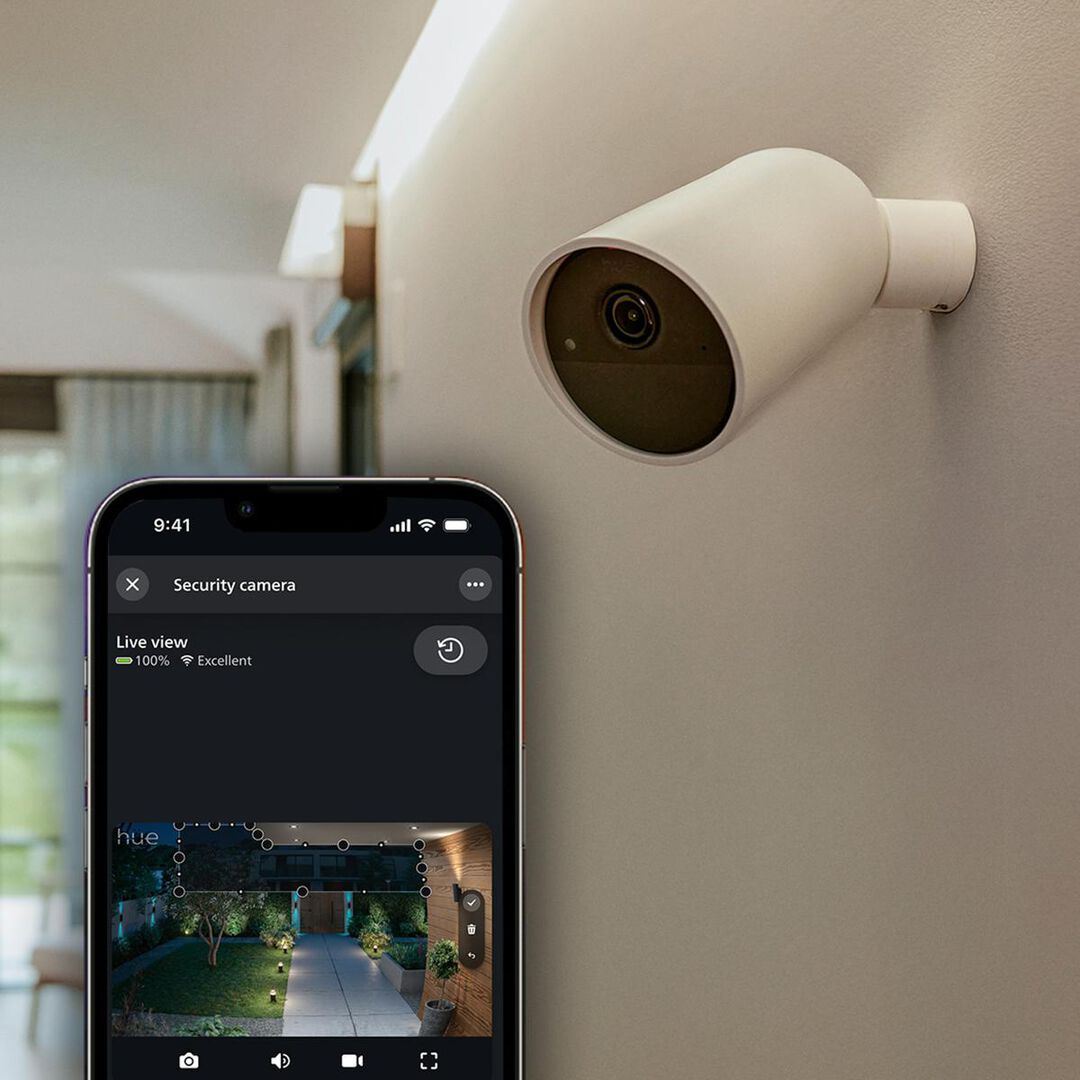 C&aacute;mara Videovigilancia Hue Secure 2K Bater&iacute;a