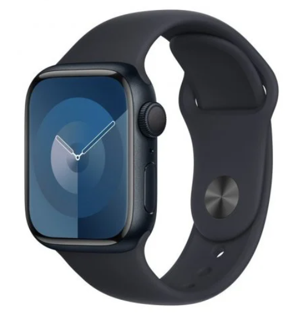 Apple Watch Series 9 Aluminio (GPS + Celular) 45mm  Negro
1 a&ntilde;o de garant&iacute;a
Bater&iacute;a garantizada al 80%.