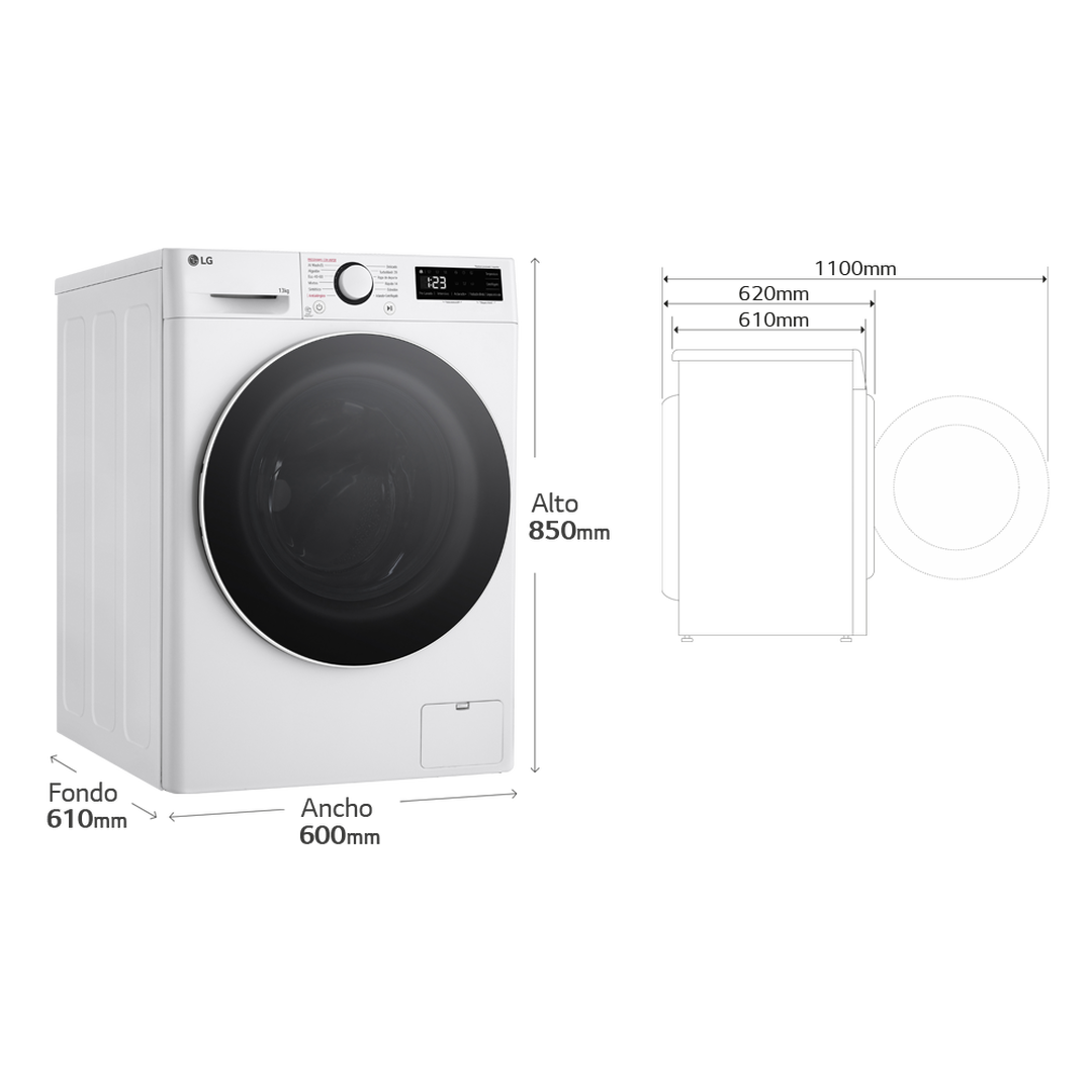 Lavadora F4WR6013A0W 11 kg Blanco