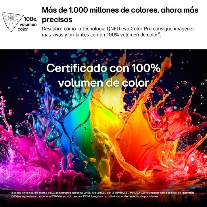 Smart TV LG QNED evo MiniLED AI QNED8E 50 pulgadas 4K 2026